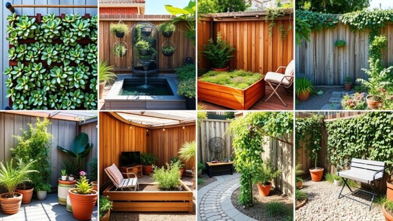 transform small backyard gardens
