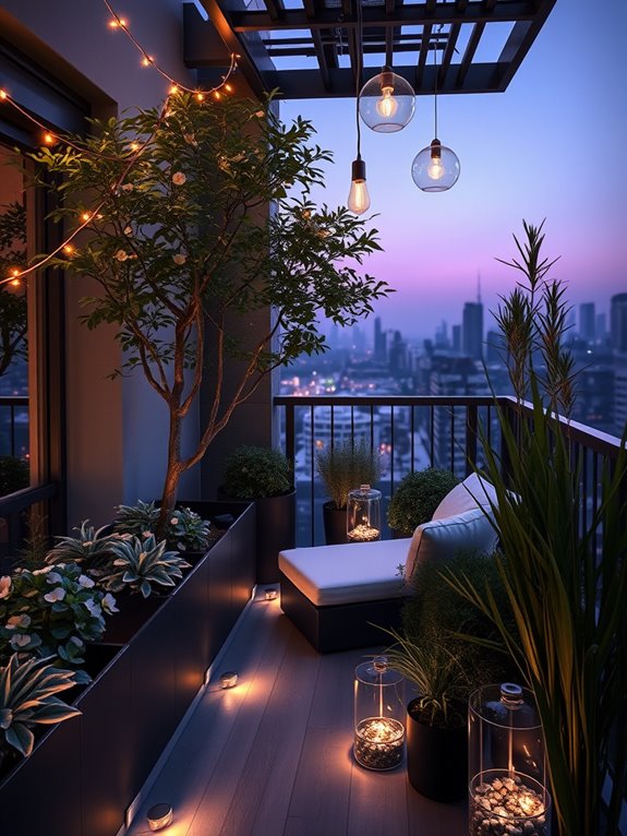 transformative evening garden lighting