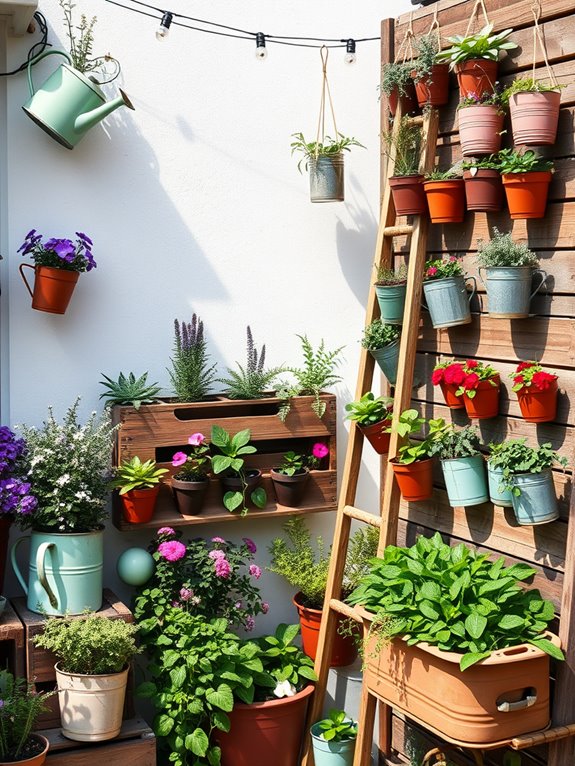 upcycled garden container ideas