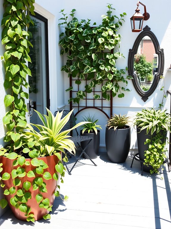 variegated foliage garden design