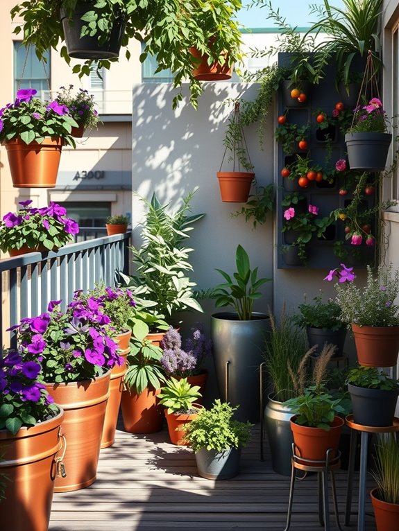 vertical container gardening techniques