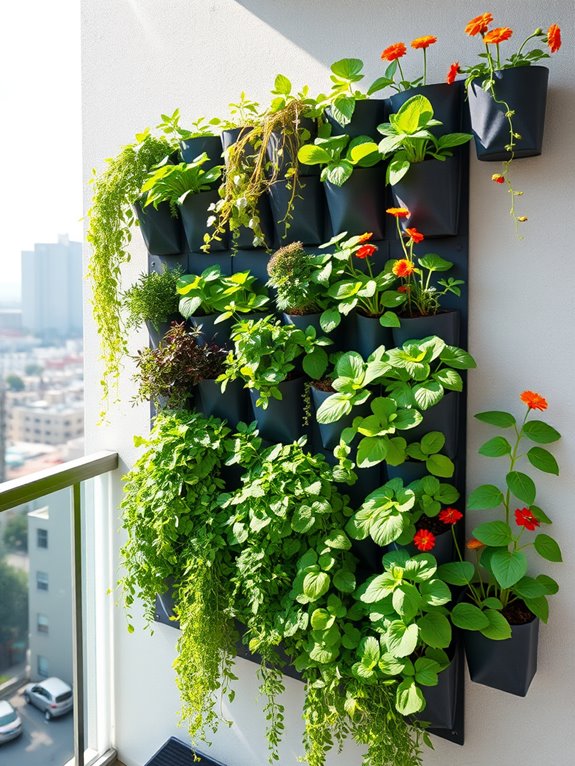 vertical edible wall gardens