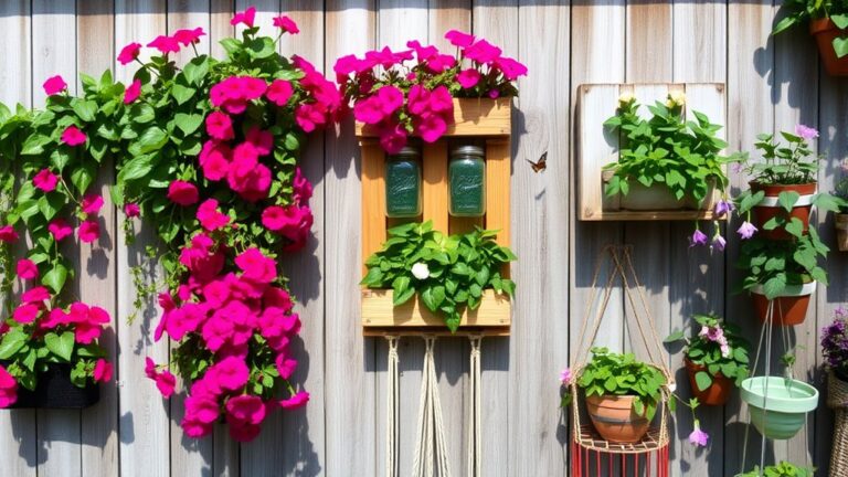 vertical flower garden ideas