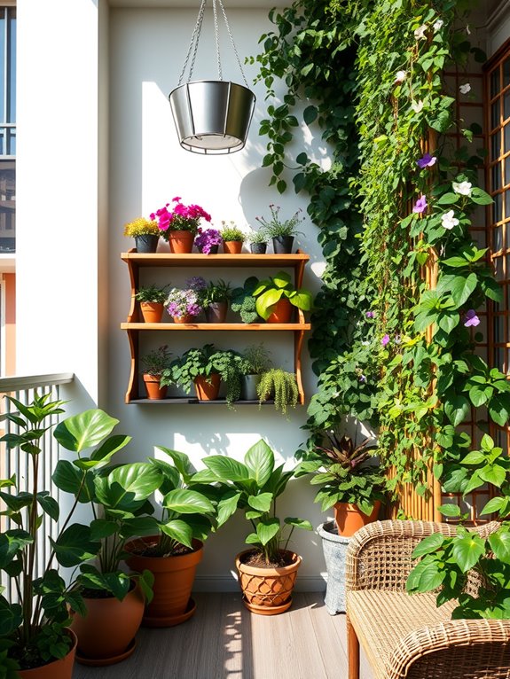 vertical garden balcony transformation