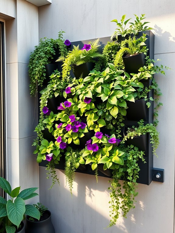 vertical garden wall system