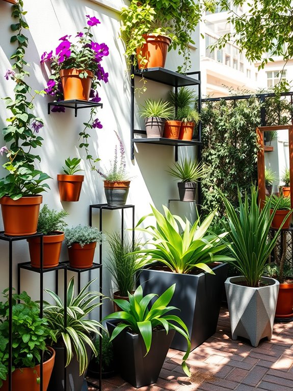 vertical gardening for patios