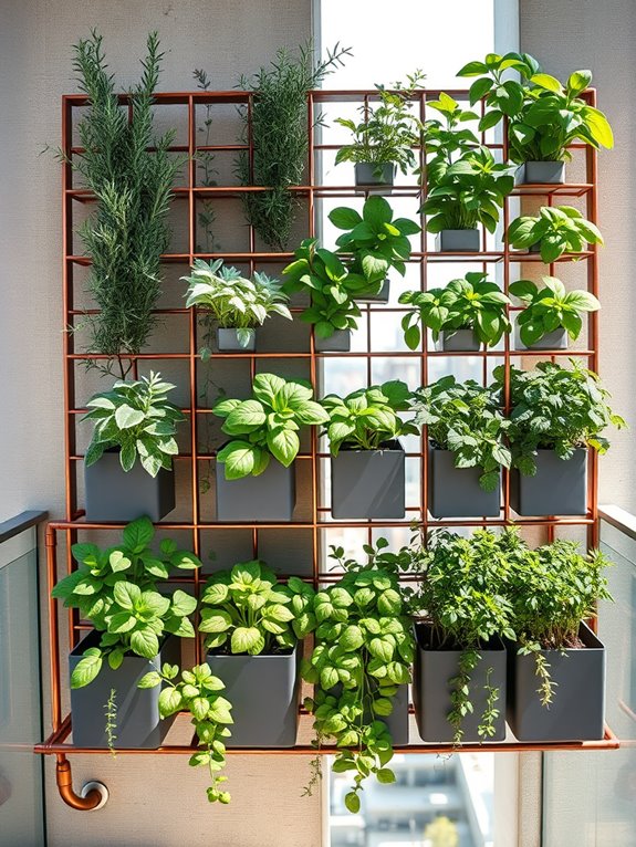 vertical herb garden design