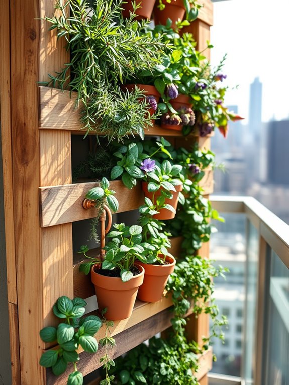 vertical herb garden design