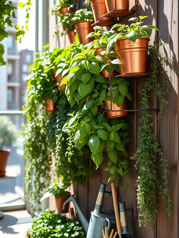 vertical herb garden solutions
