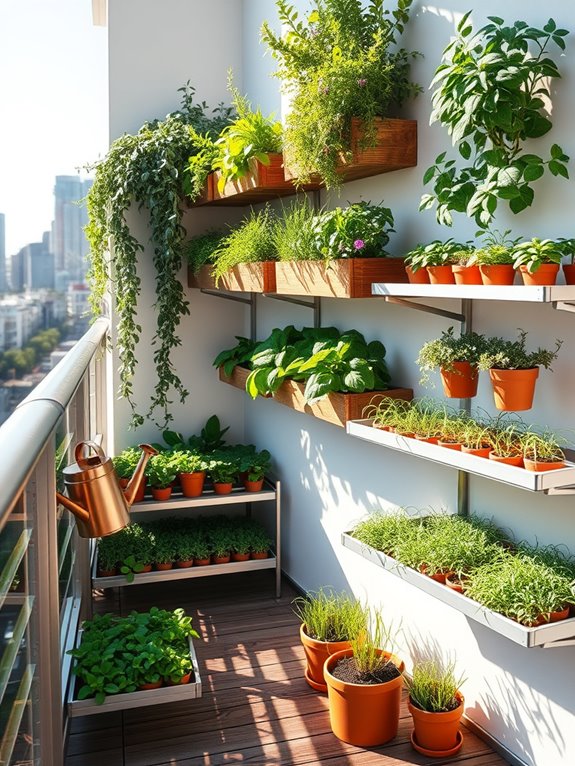 vertical herb gardening solutions