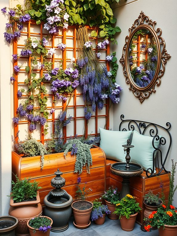 vertical oasis in corners