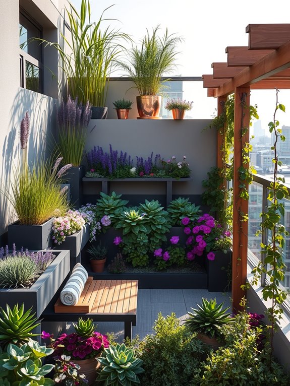 vertical oasis rooftop garden