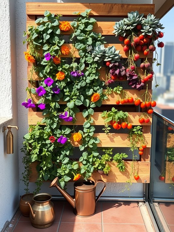 vertical pallet garden tutorial