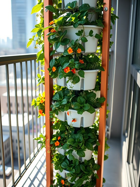 vertical urban garden oasis