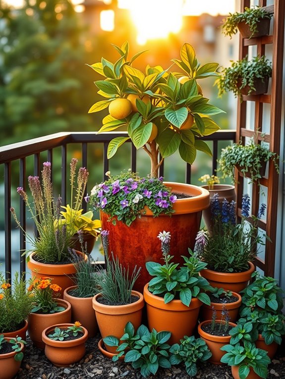 vibrant container fruit gardening