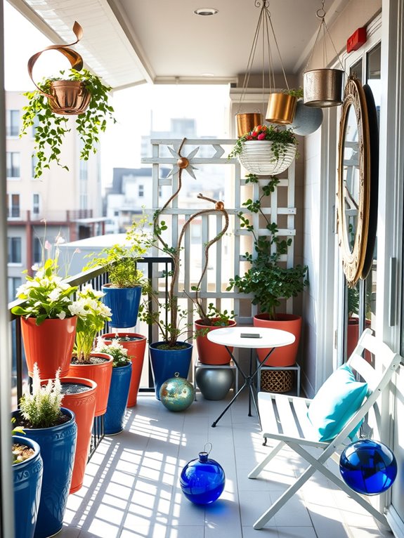 vibrant garden accessories enhance spaces