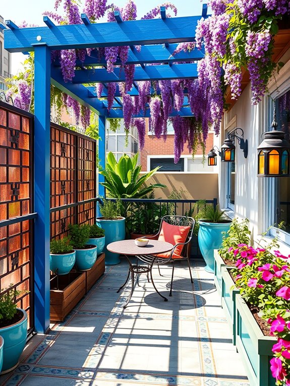 vibrant garden structures design
