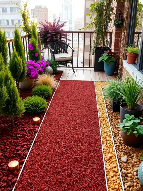 vibrant layered garden design
