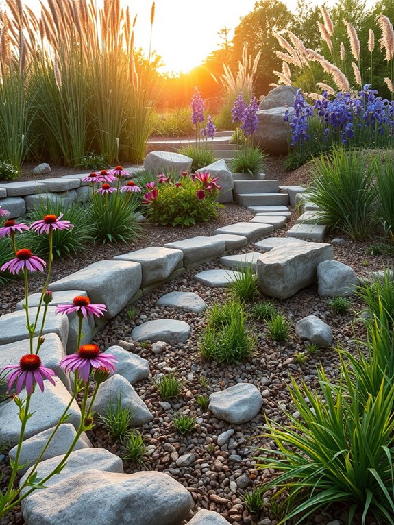 vibrant native plant oasis
