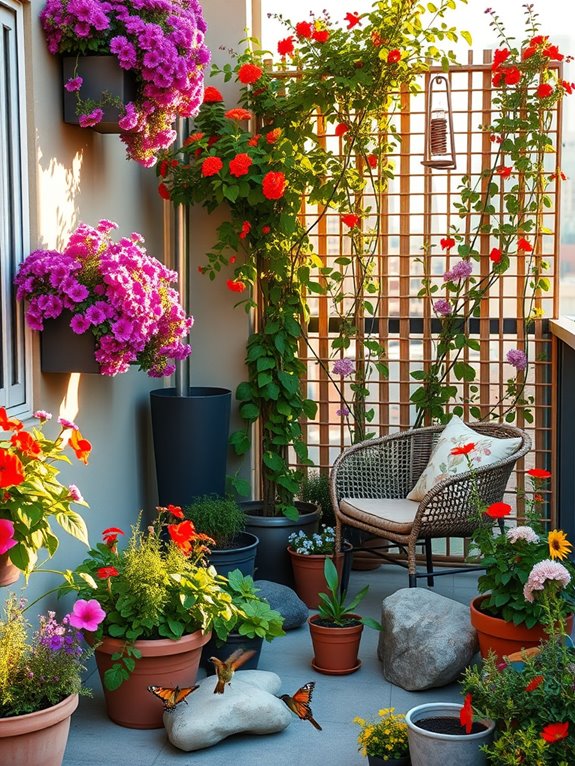 vibrant nectar filled sanctuary