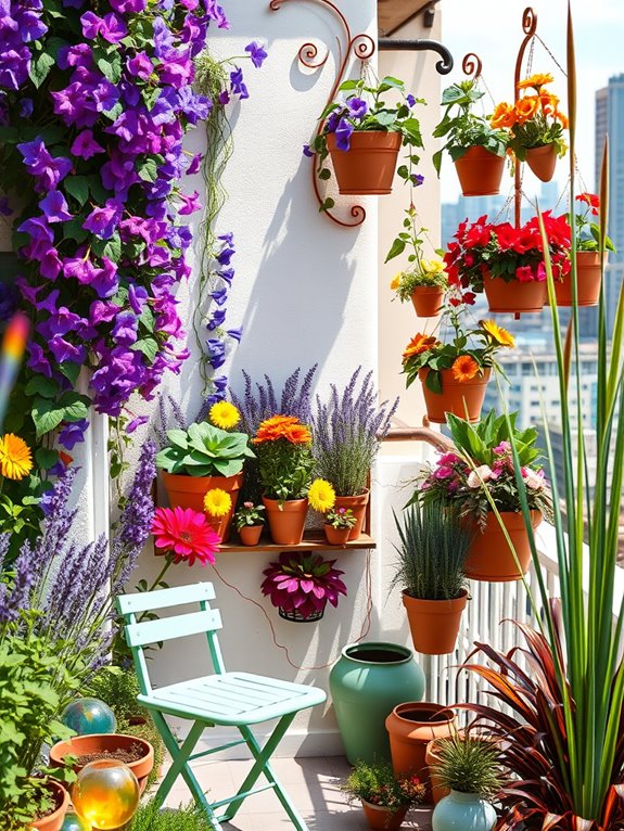 vibrant rainbow garden collection