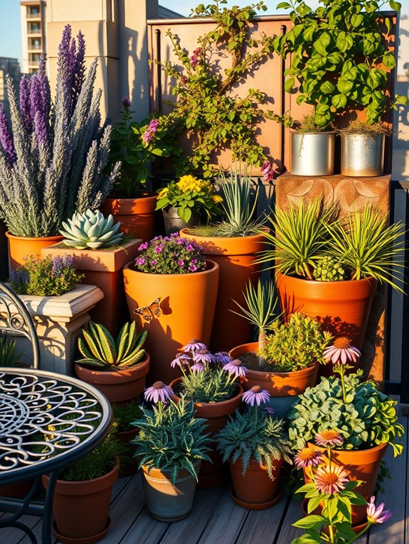 vibrant sun loving garden plants