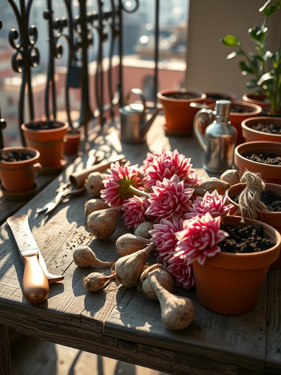 waking tubers for planting
