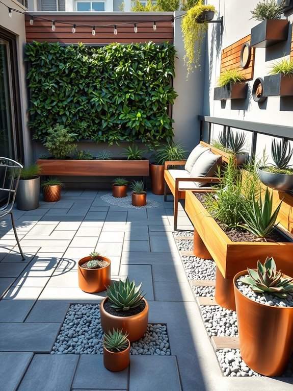 water efficient hardscaping design