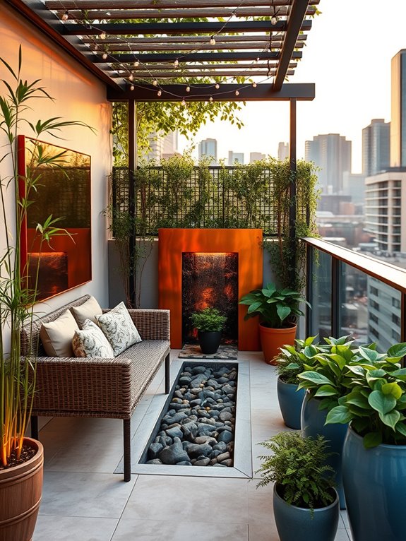 water features enhance tranquility