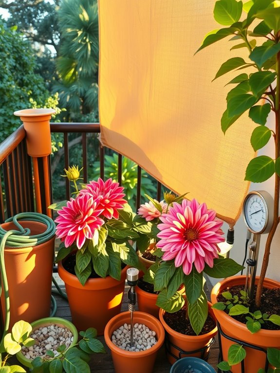 watering schedule for dahlias