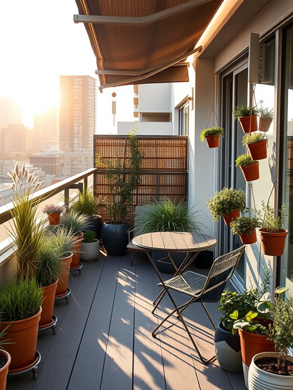 weather resistant balcony garden