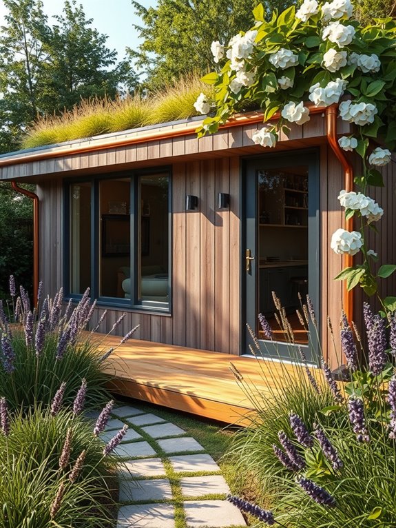 weather resistant garden office construction