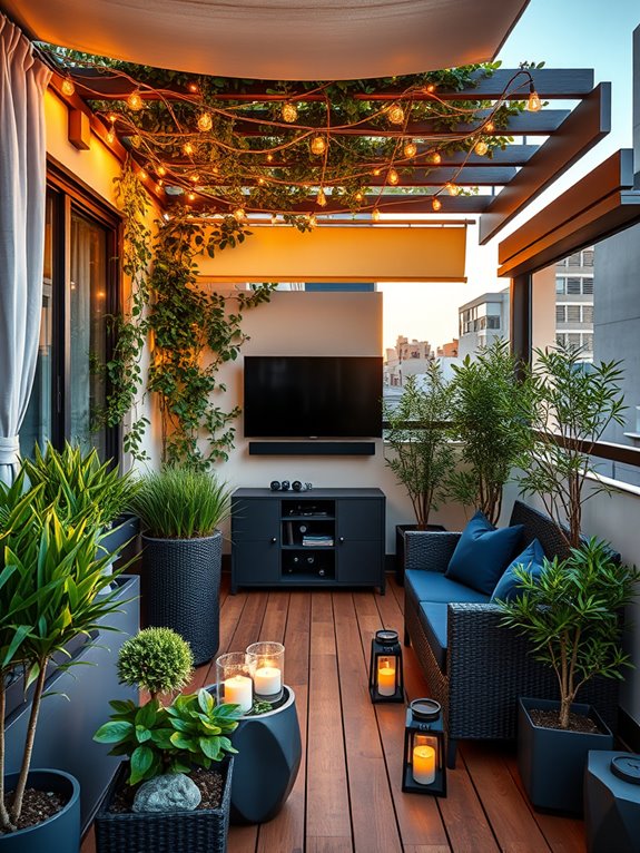 weather resistant outdoor entertainment system