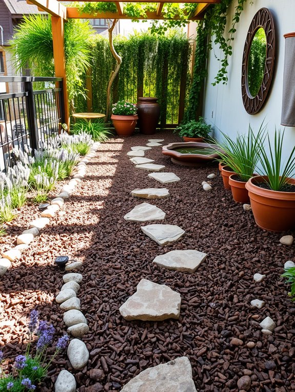 whimsical garden pathway design