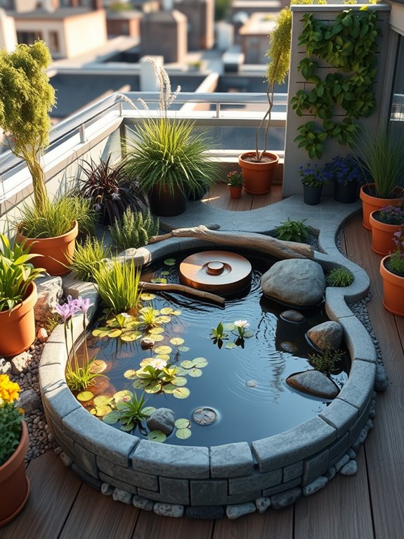 wildlife friendly tranquil pond