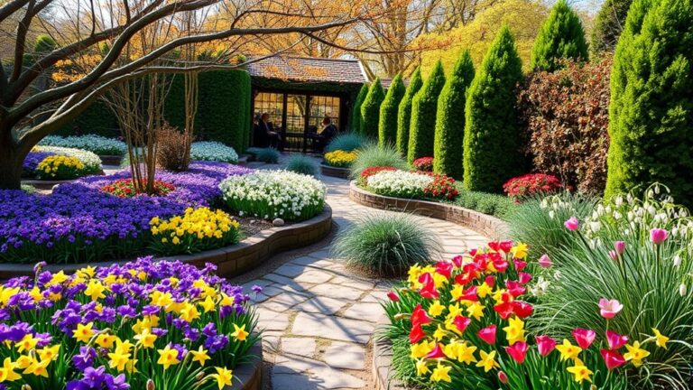 year round blooming garden ideas