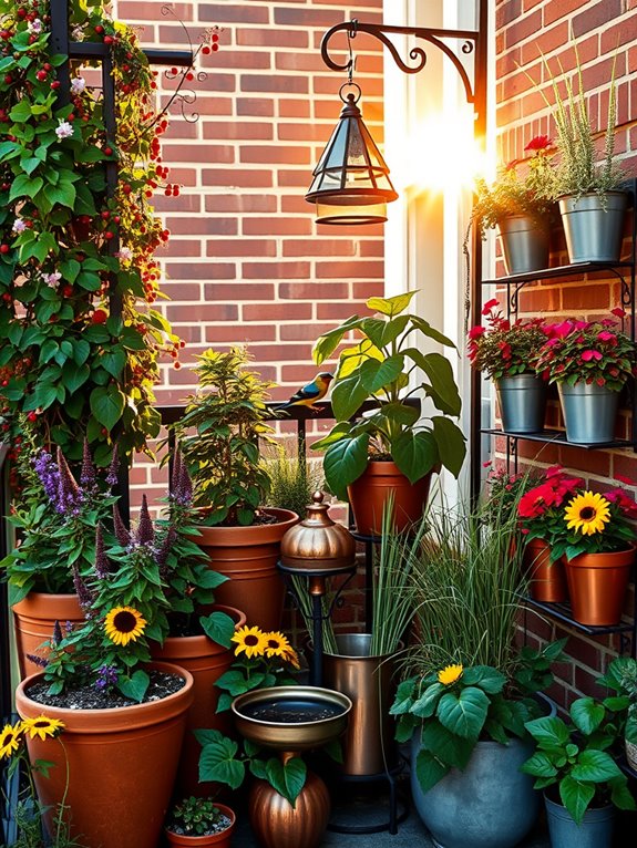 year round vibrant wildlife garden