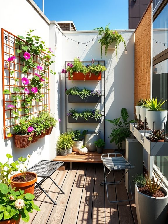 zoned garden for sunlight